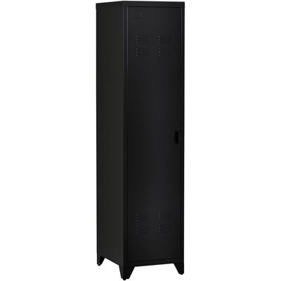 ARRIGONI Armoire De Rangement Compacte En Métal Casier Style Industriel Avec 3 Étagères, 1 Tringle 43l X 50l X 180h Cm - Publicité ARRIGONI Armoire De Rangement Compacte En Métal Casier Style Industriel Avec 3 Étagères, 1 Tringle 43l X 50l X 180h Cm - Publicité