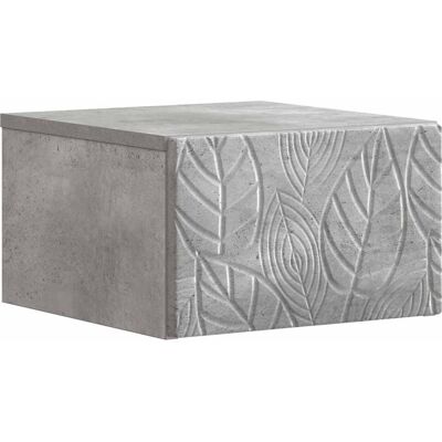 Cabinet De Chevet Mural Gris Béton 49 X 34,5 X 20 Cm Vidaxl - Publicité Cabinet De Chevet Mural Gris Béton 49 X 34,5 X 20 Cm Vidaxl - Publicité