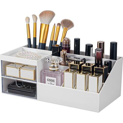 Vision Rangement Maquillage, Organisateur Maquillage Avec Tiroirs, Pour Commode, Salle De Bain, Chambre - Publicité Vision Rangement Maquillage, Organisateur Maquillage Avec Tiroirs, Pour Commode, Salle De Bain, Chambre - Publicité