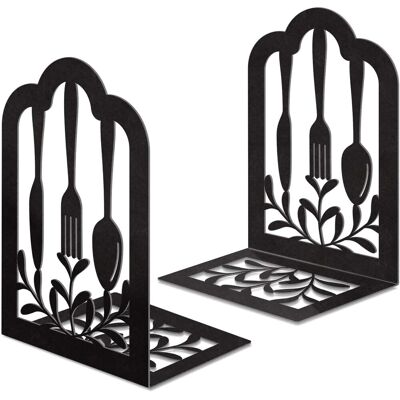 JSSEVN Book Ends,metal Bookend,bookend Decorative Heavy Book Ends For Shelves, Home Decorative Bookends For Heavy Books,non-skid Black Book Holder - Publicité JSSEVN Book Ends,metal Bookend,bookend Decorative Heavy Book Ends For Shelves, Home Decorative Bookends For Heavy Books,non-skid Black Book Holder - Publicité
