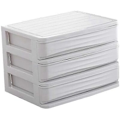 YUDO Organisateur De Maquillage En Plastique, Tiroirs De Rangement Pour Cosmétiques, Présentoir À Bijoux, Boîte De Rangement À Poser Sur Le Comptoir De La Salle De Bain, 5 Tailles Disponibles-3 Tier White - Publicité YUDO Organisateur De Maquillage En Plastique, Tiroirs De Rangement Pour Cosmétiques, Présentoir À Bijoux, Boîte De Rangement À Poser Sur Le Comptoir De La Salle De Bain, 5 Tailles Disponibles-3 Tier White - Publicité
