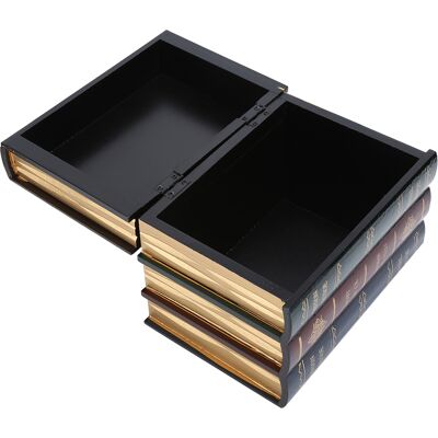 LBVIE Boîte En Forme De Livre, Accessoire De Décoration Pour La Maison, Ornement Pour Bibliothèque De Bureau, Coffret De Rangement Pour Bijoux - Publicité LBVIE Boîte En Forme De Livre, Accessoire De Décoration Pour La Maison, Ornement Pour Bibliothèque De Bureau, Coffret De Rangement Pour Bijoux - Publicité