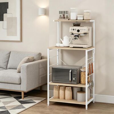 OEM Étagère Pratique, Support Pour Micro-ondes, Rangement, Support À Fleurs - Publicité OEM Étagère Pratique, Support Pour Micro-ondes, Rangement, Support À Fleurs - Publicité
