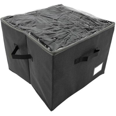 FLAMMKRAFT Organisateur De Chaussures Pour Placard, Boîte De Rangement À 12 Compartiments Avec Couvercle Transparent, Portable, Pour Armoire, Grand Format, Gris, 1 Pièce - Publicité FLAMMKRAFT Organisateur De Chaussures Pour Placard, Boîte De Rangement À 12 Compartiments Avec Couvercle Transparent, Portable, Pour Armoire, Grand Format, Gris, 1 Pièce - Publicité