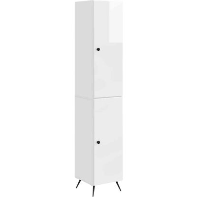 Ensemble De Meubles 2 Pcs Blanc Brillant Bois D'Ingénierie Vidaxl - Publicité Ensemble De Meubles 2 Pcs Blanc Brillant Bois D'Ingénierie Vidaxl - Publicité
