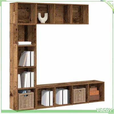 OEM Bibliothèque - Modèle 3328549 - Bois D'Ingénierie - 4 Étagères - 36x30x143 Cm - Publicité OEM Bibliothèque - Modèle 3328549 - Bois D'Ingénierie - 4 Étagères - 36x30x143 Cm - Publicité