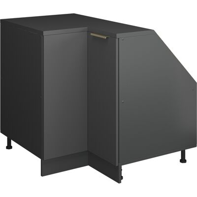 Meuble De Rangement Sous Pente Armoire D'Angle Rion, Anthracite-or, 75.6x81.6cm 1 Porte, 60 Cm De Profondeur, Vicco - Publicité Meuble De Rangement Sous Pente Armoire D'Angle Rion, Anthracite-or, 75.6x81.6cm 1 Porte, 60 Cm De Profondeur, Vicco - Publicité