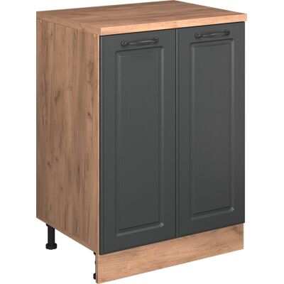 Armoire D'Extension Rion, Anthracite Campagne/chêne De Force Doré, 60x46cm Sans Pente Avec 2 Portes, Vicco - Publicité Armoire D'Extension Rion, Anthracite Campagne/chêne De Force Doré, 60x46cm Sans Pente Avec 2 Portes, Vicco - Publicité