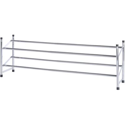 OEM Étagère À Chaussures Télescopique Extensible 64-119cm – Rangement Pour 10 Paires – Acier Chromé – Empilable – Dimensions 64-119x35x23cm - Publicité OEM Étagère À Chaussures Télescopique Extensible 64-119cm – Rangement Pour 10 Paires – Acier Chromé – Empilable – Dimensions 64-119x35x23cm - Publicité