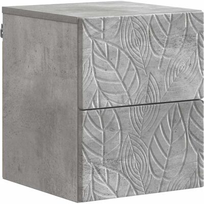 Cabinet De Chevet Mural Gris Béton 34,5 X 33 X 40 Cm Vidaxl - Publicité Cabinet De Chevet Mural Gris Béton 34,5 X 33 X 40 Cm Vidaxl - Publicité