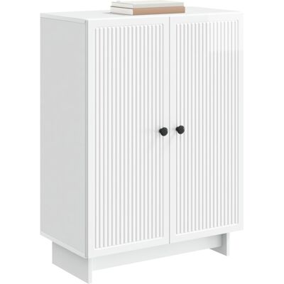 Maison La Vie - Buffet Salon Moderne - Meuble De Rangement - Blanc Brillant 66 X 34,5 X 90 Cm Bois D'Ingénierie Bu2838 - Publicité Maison La Vie - Buffet Salon Moderne - Meuble De Rangement - Blanc Brillant 66 X 34,5 X 90 Cm Bois D'Ingénierie Bu2838 - Publicité