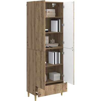 Vidaxl Cabinet Set 2 Pcs Artisan Oak Engineered Wood - Publicité Vidaxl Cabinet Set 2 Pcs Artisan Oak Engineered Wood - Publicité