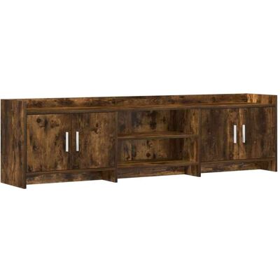 Meuble Tv 168 X 33 X 47 Cm Chêne Fumé Bois D'Ingénierie Vidaxl - Publicité Meuble Tv 168 X 33 X 47 Cm Chêne Fumé Bois D'Ingénierie Vidaxl - Publicité