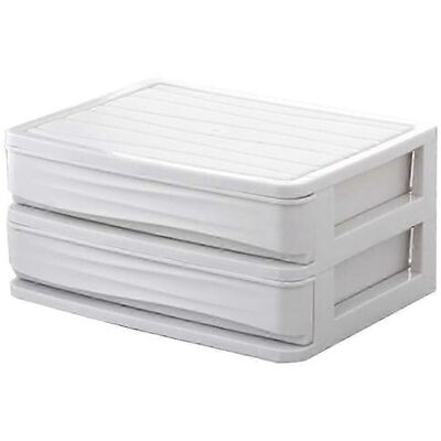 YUDO Organisateur De Maquillage En Plastique, Tiroirs De Rangement Pour Cosmétiques, Présentoir À Bijoux, Boîte De Rangement À Poser Sur Le Comptoir De La Salle De Bain, 5 Tailles Disponibles-2 Tier White - Publicité YUDO Organisateur De Maquillage En Plastique, Tiroirs De Rangement Pour Cosmétiques, Présentoir À Bijoux, Boîte De Rangement À Poser Sur Le Comptoir De La Salle De Bain, 5 Tailles Disponibles-2 Tier White - Publicité