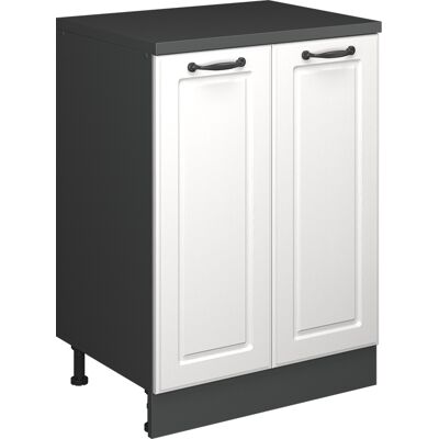 Armoire D'Extension Rion, Blanc Campagne/anthracite, 60x46cm Sans Pente Avec 2 Portes, Vicco - Publicité Armoire D'Extension Rion, Blanc Campagne/anthracite, 60x46cm Sans Pente Avec 2 Portes, Vicco - Publicité