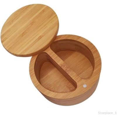 Cellfast Boîte D'Assaisonnement - Bambou - 2 Compartiments - Design Contemporain - 12cm X 9cm X 11cm - Publicité Cellfast Boîte D'Assaisonnement - Bambou - 2 Compartiments - Design Contemporain - 12cm X 9cm X 11cm - Publicité