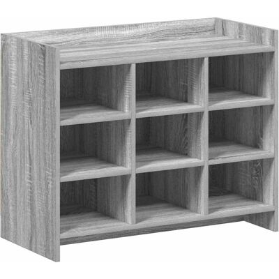 Cabinet À Chaussures Sonoma Gris 85 X 39,5 X 70 Cm Vidaxl - Publicité Cabinet À Chaussures Sonoma Gris 85 X 39,5 X 70 Cm Vidaxl - Publicité