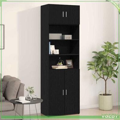OEM Meuble Mural - Abi - Chêne Noir - 2 Portes - Bois D'Ingénierie - 70 X 42.5 X 40 Cm - Publicité OEM Meuble Mural - Abi - Chêne Noir - 2 Portes - Bois D'Ingénierie - 70 X 42.5 X 40 Cm - Publicité