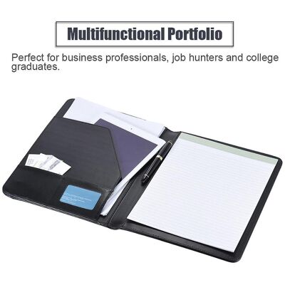 MIXHOME Porte-documents Multifonctionnel, Organiseur A4 En Cuir Pu Avec Fonctions Professionnelles - Publicité MIXHOME Porte-documents Multifonctionnel, Organiseur A4 En Cuir Pu Avec Fonctions Professionnelles - Publicité