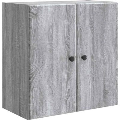Armoire Murale Sonoma Gris 59 X 31 X 60 Cm Bois D'Ingénierie Vidaxl - Publicité Armoire Murale Sonoma Gris 59 X 31 X 60 Cm Bois D'Ingénierie Vidaxl - Publicité