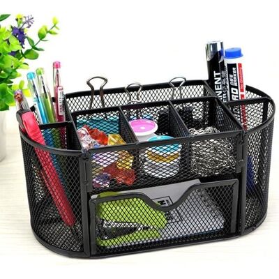 Cellfast Aibecy 9 Compartiments De Stockage Multifonctionnel Organisateur De Bureau Porte-stylo Papeterie Conteneur De Stockage Boîte - Publicité Cellfast Aibecy 9 Compartiments De Stockage Multifonctionnel Organisateur De Bureau Porte-stylo Papeterie Conteneur De Stockage Boîte - Publicité