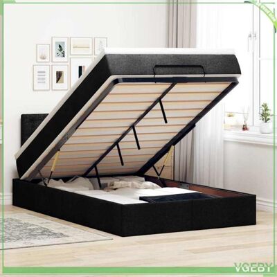 OEM Lit Ottoman - 3312466 - 120x200 Cm - Rangement Sous Lit - Led Intégrée - Publicité OEM Lit Ottoman - 3312466 - 120x200 Cm - Rangement Sous Lit - Led Intégrée - Publicité