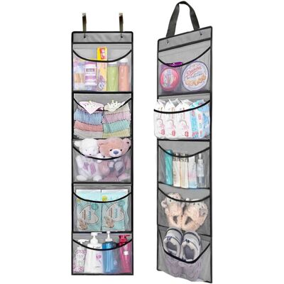 FOCTRO Lot De 2 Étagères Suspendues,organisateur Pour Armoire De Rangement,organisateur Suspendu, Gris - Publicité FOCTRO Lot De 2 Étagères Suspendues,organisateur Pour Armoire De Rangement,organisateur Suspendu, Gris - Publicité