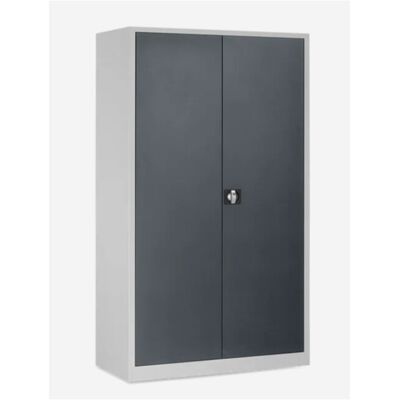 Stier Armoire Universelle 1950 X 1200 X 420 Mm Avec 4 Étagères Gris Clair Gris Anthracite Soudé - Publicité Stier Armoire Universelle 1950 X 1200 X 420 Mm Avec 4 Étagères Gris Clair Gris Anthracite Soudé - Publicité