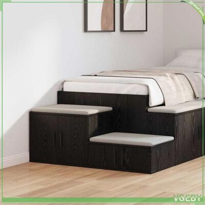 OEM Armoire De Rangement - Abi - Chêne Noir - 118 X 41 X 40 Cm - 2 Portes - Design Moderne - Publicité OEM Armoire De Rangement - Abi - Chêne Noir - 118 X 41 X 40 Cm - 2 Portes - Design Moderne - Publicité