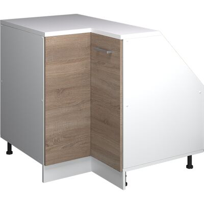 Meuble De Rangement Sous Pente Armoire D'Angle Rion, Sonoma, 75.6x81.6cm 1 Porte, 60 Cm De Profondeur, Vicco - Publicité Meuble De Rangement Sous Pente Armoire D'Angle Rion, Sonoma, 75.6x81.6cm 1 Porte, 60 Cm De Profondeur, Vicco - Publicité
