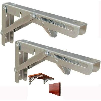 OEM Étagères Pliables En Acier Inoxydable 304, Max 80 Kg, Pour Bateau, Banc, Étagère De Table, Support Pour Bateau, Camping-car, Caravane(1 Paire-12"30cm) - Publicité OEM Étagères Pliables En Acier Inoxydable 304, Max 80 Kg, Pour Bateau, Banc, Étagère De Table, Support Pour Bateau, Camping-car, Caravane(1 Paire-12"30cm) - Publicité
