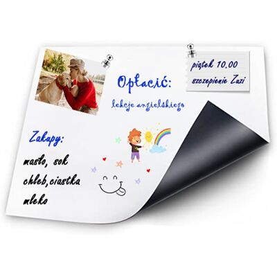 OEM Tableau Magnétique Pour Réfrigérateur, Effacable À Sec, Blanc, Revêtement Pet - Hunter - Publicité OEM Tableau Magnétique Pour Réfrigérateur, Effacable À Sec, Blanc, Revêtement Pet - Hunter - Publicité