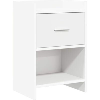 Tables De Chevet Blanc 40 X 30 X 60 Cm Bois D'Ingénierie Vidaxl - Publicité Tables De Chevet Blanc 40 X 30 X 60 Cm Bois D'Ingénierie Vidaxl - Publicité