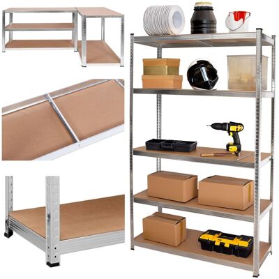 OEM Rayonnage D'Entrepôt En Acier Galvanisé, 200 Kg, 5 Niveaux, 205 X 120 X 45 Cm - Publicité OEM Rayonnage D'Entrepôt En Acier Galvanisé, 200 Kg, 5 Niveaux, 205 X 120 X 45 Cm - Publicité
