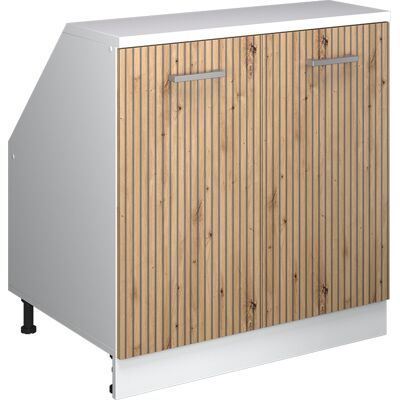 Meuble De Rangement Sous Pente Rion, Chêne Artisan, 80x81.6cm 2 Portes, 60 Cm De Profondeur, Vicco - Publicité Meuble De Rangement Sous Pente Rion, Chêne Artisan, 80x81.6cm 2 Portes, 60 Cm De Profondeur, Vicco - Publicité