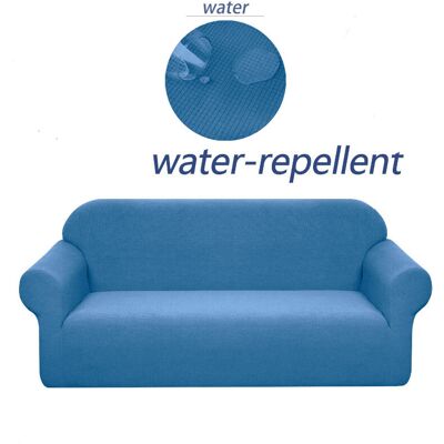 OEM Housse De Canapé Stretch, Imperméable Et Résistante Aux Éraflures Pour Canapé Motif Élégant Avec Rouleaux De Mousse Antidérapante (canapé 1 Place,bleu Poussière)-90-140cm - Publicité OEM Housse De Canapé Stretch, Imperméable Et Résistante Aux Éraflures Pour Canapé Motif Élégant Avec Rouleaux De Mousse Antidérapante (canapé 1 Place,bleu Poussière)-90-140cm - Publicité