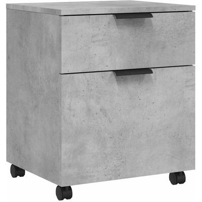 DESIGN IN Classeur Mobile Avec Roues Gris Béton 45x38x54 Cm - Publicité DESIGN IN Classeur Mobile Avec Roues Gris Béton 45x38x54 Cm - Publicité