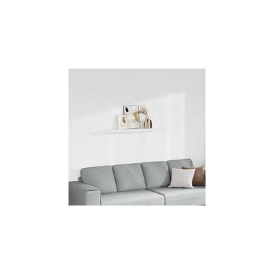 OEM Étagère Flottante, Blanche, 120 X 23,5 X 3,8 Cm, Mdf-crezuo - Publicité OEM Étagère Flottante, Blanche, 120 X 23,5 X 3,8 Cm, Mdf-crezuo - Publicité