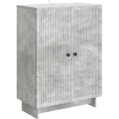 Maison Exclusive - Buffet Gris Béton 66 X 34,5 X 90 Cm Bois D'Ingénierie - Publicité Maison Exclusive - Buffet Gris Béton 66 X 34,5 X 90 Cm Bois D'Ingénierie - Publicité