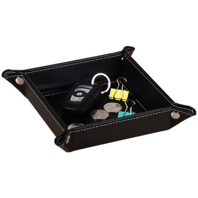 OEM Boîtes De Rangement Plateau En Cuir Pour Clés Organisateur, Pièces De Monnaie, Clés, Portefeuille Et Accessoires Plateau De Rangement - Publicité OEM Boîtes De Rangement Plateau En Cuir Pour Clés Organisateur, Pièces De Monnaie, Clés, Portefeuille Et Accessoires Plateau De Rangement - Publicité