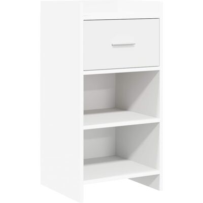 Buffet Blanc 40 X 36 X 80 Cm Bois D'Ingénierie Vidaxl - Publicité Buffet Blanc 40 X 36 X 80 Cm Bois D'Ingénierie Vidaxl - Publicité