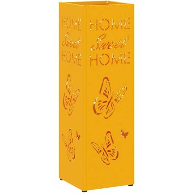 DESIGN IN Porte-parapluie Moutarde 15,5 X 15,5 X 49 Cm Métal - Publicité DESIGN IN Porte-parapluie Moutarde 15,5 X 15,5 X 49 Cm Métal - Publicité