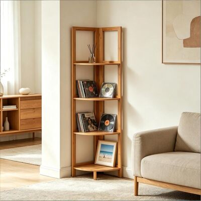 OEM Étagère D'Angle, Étagère De Rangement Pliable Pour La Cuisine, Étagère D'Entrée À 4 Niveaux, Étagère Pour Plantes, Bibliothèque D'Angle - Publicité OEM Étagère D'Angle, Étagère De Rangement Pliable Pour La Cuisine, Étagère D'Entrée À 4 Niveaux, Étagère Pour Plantes, Bibliothèque D'Angle - Publicité
