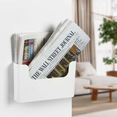 Scotch Portadocumenti Da Parete Senza Fori, Organizer Per Posta, Porta Riviste, Adesivo, Montaggio Su Porta, Tasca Singola (bianco, 1 Pz.) - Publicité Scotch Portadocumenti Da Parete Senza Fori, Organizer Per Posta, Porta Riviste, Adesivo, Montaggio Su Porta, Tasca Singola (bianco, 1 Pz.) - Publicité