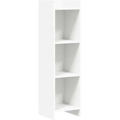 Bibliothèque Blanc 30 X 30 X 111 Cm Bois D'Ingénierie Vidaxl - Publicité Bibliothèque Blanc 30 X 30 X 111 Cm Bois D'Ingénierie Vidaxl - Publicité