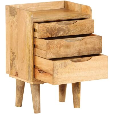 Maison Exclusive - Table De Chevet Bois De Manguier Massif 40 X 30 X 59,5 Cm - Publicité Maison Exclusive - Table De Chevet Bois De Manguier Massif 40 X 30 X 59,5 Cm - Publicité