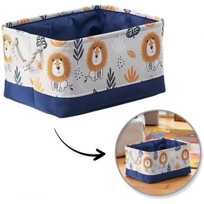 OEM Panier De Rangement Pour Jouets, Organisateur Lion 30 X 40 X 22 Cm - Or114 - Publicité OEM Panier De Rangement Pour Jouets, Organisateur Lion 30 X 40 X 22 Cm - Or114 - Publicité