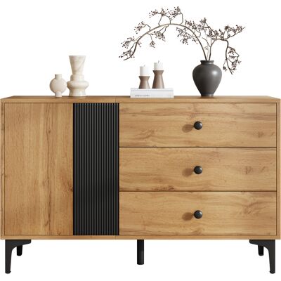 ACKERMAN Buffet Moderne Et Simple, Meuble De Rangement Buffet Pour Salon, 120l X 35l X 76h (cm) - Publicité ACKERMAN Buffet Moderne Et Simple, Meuble De Rangement Buffet Pour Salon, 120l X 35l X 76h (cm) - Publicité