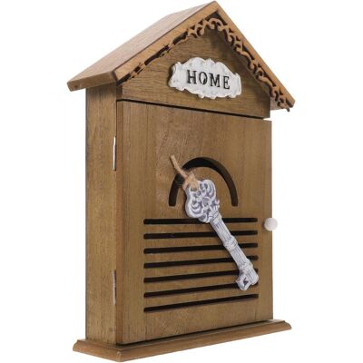JILLIOPER Boîte À Clés Murale En Bois Rustique Forme Maison, Porte-clés Mural D'Entrée 1 Pièce, Organisateur De Clés En Bois Massif Pour Maison, Bureau, Couloir, Rangement Pratique - Publicité JILLIOPER Boîte À Clés Murale En Bois Rustique Forme Maison, Porte-clés Mural D'Entrée 1 Pièce, Organisateur De Clés En Bois Massif Pour Maison, Bureau, Couloir, Rangement Pratique - Publicité