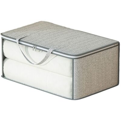 OEM Boîtes De Rangement Sous Lit Empilables Avec Compartiments, Fermeture Éclair Bidirectionnelle, Renforts Couturés Et Fenêtre Transparente – Lot De 4 - Publicité OEM Boîtes De Rangement Sous Lit Empilables Avec Compartiments, Fermeture Éclair Bidirectionnelle, Renforts Couturés Et Fenêtre Transparente – Lot De 4 - Publicité